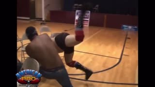 American Pro Wrestling:(Street Fight)James Anthony vs Yela Man