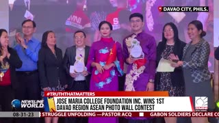 Jose Maria College Foundation Inc. wins 1st Davao Region ASEAN photo wall contest