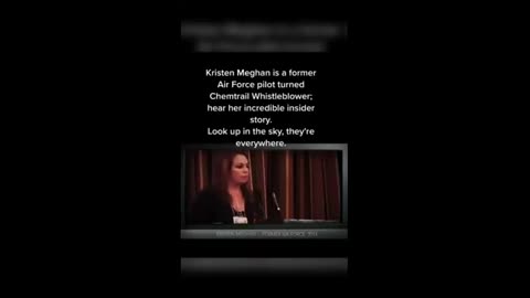 Kristen Meghan is a former air force pilot turned chemtrail whistleblower - Hear her story