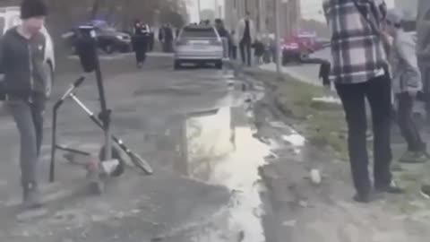 A Typical Russian Street Scene