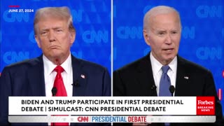 Trump Reacts To Biden's 'We Finally Beat Medicare' Gaffe At First Presidential Debate