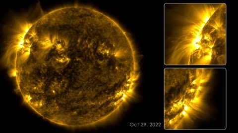 133 days recording of sun surface by NASA part 7/11 series