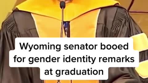 Wyoming senator booed for gender identity remarks at graduation
