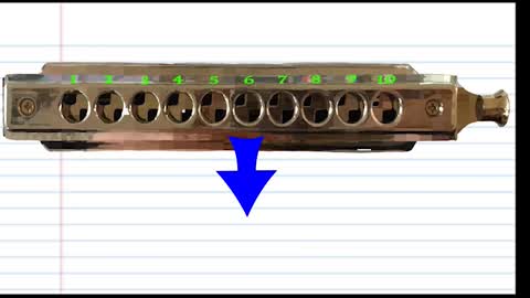 Play Along - Twinkle Twinkle Little Star - Chromatic Harmonica - #shorts