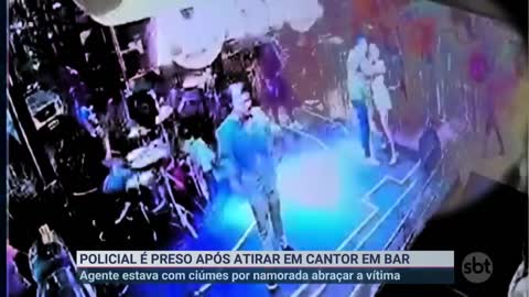 Policial civil atira em cantor durante apresentação em Sinop (MT) | Primeiro Impacto (31/10/22)