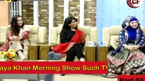 Rj Haya Khan Guest in Morning Show Part 03 Such TV Pakistan