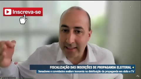 Fernando Cerimedo no Senado Brasileiro na Comissão de Transparência, Fiscalização e Controle