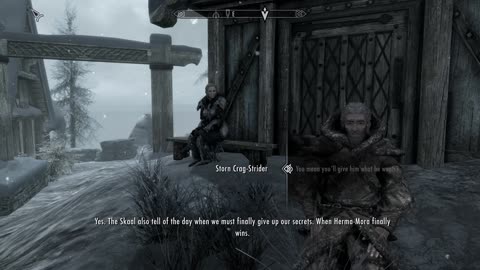 The Elder Scrolls V: Skyrim- excuse me for a moment.