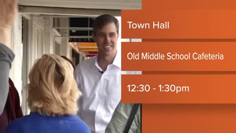 Beto O'Rourke to hold townhall in Lampasas
