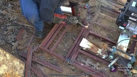 DIY screw auger log splitter/ Finishing touches