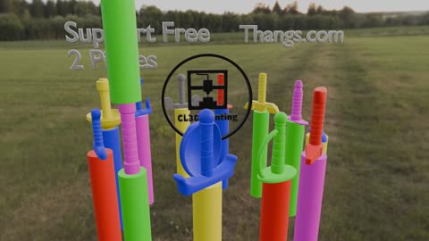 3D Printable Pool Noodle Swords