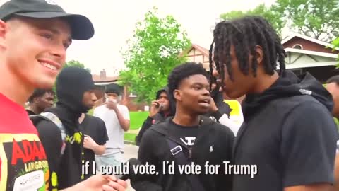 Gangsta Kids in St Louis pick Trump over Biden and Sleepy Joe get 81 mil votes 🤣 🤣 🤣
