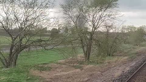 Train Conductor Finds Himself Caught In Tornado's Path