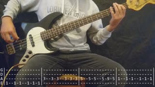 Bush - Glycerine Bass Cover (Tabs)