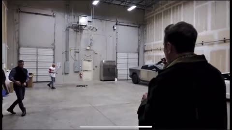 Joe Rogan shoots arrow at Tesla Truck