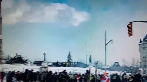 Canadian Police Tear Gas Peaceful Protesters