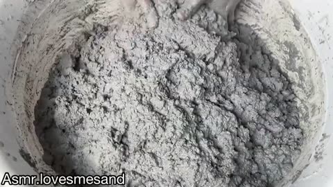 ASMR Soft Concrete|crushing and crumbling into water,#ASMR