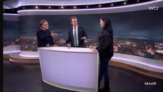 Debatt med Janne Josefsson i Aktuellt från den 8/12