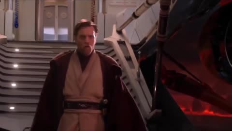 Samwise argues with Obi-Wan on Mustafar