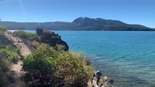 Central Oregon – Paulina Lake “Grand Loop” – Trail Lake Perspective – 4K