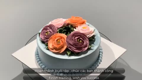 Cake Decoration With Flowers And Adorable Baby Bear | Beautiful Cake Decoration Collection | P20