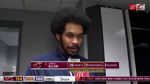 Jarrett Allen considers Cleveland Cavaliers' 8-1 start a testament to how close they are as a team