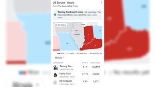 Disgusting: With Only 4% reported results, they call Illinois for Dems