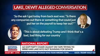 NEW: Arizona GOP party chair Jeff Dewitt was caught on tape trying to bribe Kari Lake