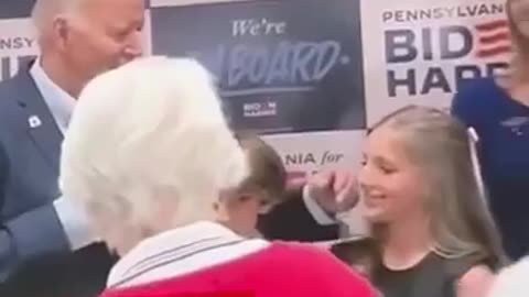 intheMatrixxx - There goes Biden caressing minors again. 😳