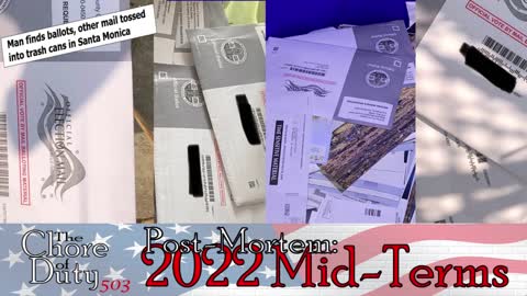 Post-Mortem: the 2022 Mid-Terms - The Chore of Duty 503