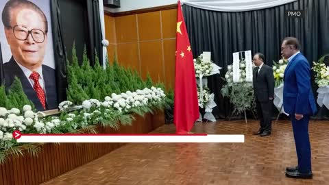 Anwar pays last respects to Jiang Zemin