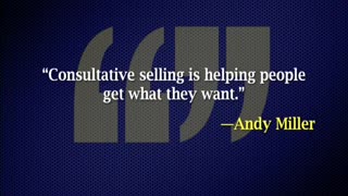 Andy Miller - Consultative Selling