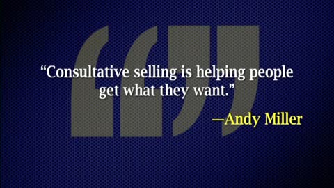 Andy Miller - Consultative Selling