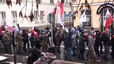 TO nie NASZA Wojna ! Warszawa Protest 21.01.2023