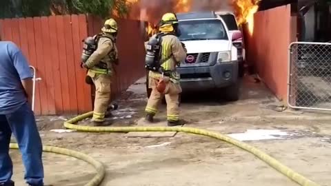 Man Save Dog Life from fire 🔥