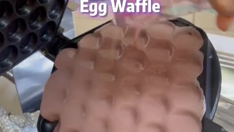 [雞蛋仔]｜紫薯雞蛋仔｜香港街頭小食｜Hong Kong Style Egg Bubble Waffle｜Purple Sweet Potato Egg Waffles｜