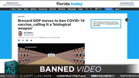 Brevard County GOP Calls on DeSantis to OUTLAW COVID Shots in Florida