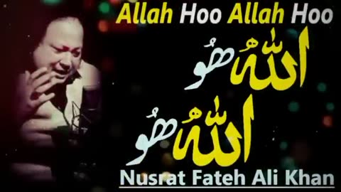 Allah hoo Ustad Nusrat Fateh Ali Khan official version NFAK