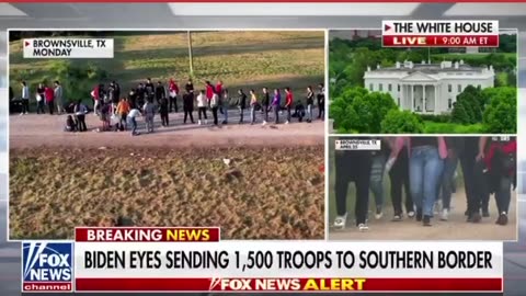 🚨 Biden eyes sending 1,500 troops to southern border