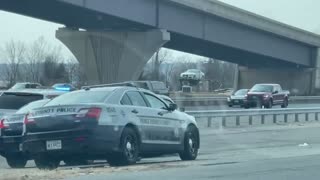 March of 2022: A look at the American Truckers' Protest Convoy coming around 495 Beltway