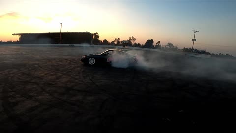 donut around a burnout