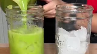 Weight loss by drinking green juice