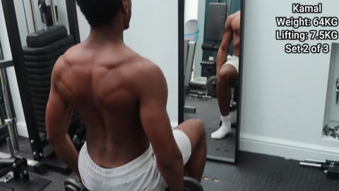 Seated Lateral Raises w/ Kamal