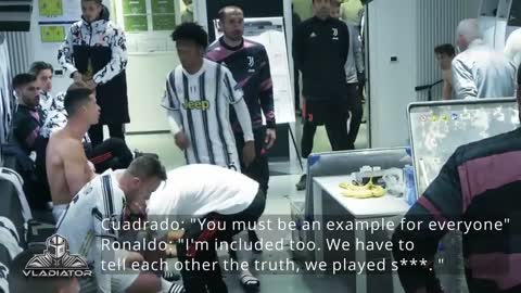 Ronaldo and Cuadrado heated altercation during UCL match Juventus vs Porto
