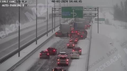 More pileups on probably black ice slippery road conditions