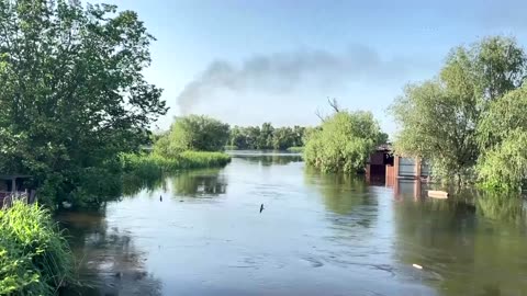 Ukraine dam destroyed, transforming front lines