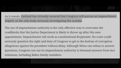 RonPaulLibertyReport - AG Garland's Failure Makes Impeachment Inevitable