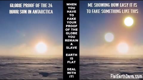 24 HOUR SUN IN ANTARCTICA DEBUNKS FLAT EARTH!