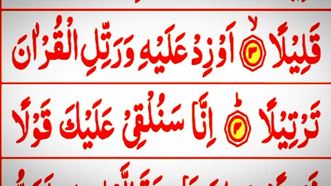 Surat Muzammil TILAWAT || Quran Pak Recitation videos 📸