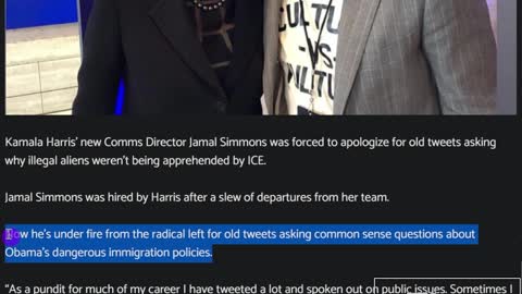Kamala's New Comms Director Forced To Apologize